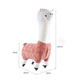 Restez mignon alpaca Mount Doll Tabinet siège Animal Doll with Wheels Large Adult Plux Toy Birthday Gift for Women Green Détachable 1.12M