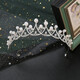 Bangboshi Crown Tiara Veil Proposal and Certificate Bride Marriage Korean Forest Crystal Crown Wedding Dress Hair Accessory Female Adult Crown Veil All-in-One Gift Box