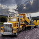 Remote control semi-trailer trailer large truck toy boy children remote control excavator engineering vehicle car [44 cm] [small mini version] 4 channels original rechargeable battery