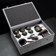 Lazy stone grinding automatic tea set full set household anti-scald teapot Chinese tea making artifact Kung Fu tea cup with gift box automatic three-piece set 3 heads