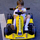 Bedoqi voiture électrique pour enfants go-kart voiture jouet pour bébé télécommandée à quatre roues peut être conduite par des adultes et des enfants âgés de 4 à 10 ans batterie au lithium rouge phare 25A + télescopique à vitesse réglable + télécommande