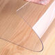 Feather Pocket Transparent PVC Tablecloth Soft Glass Waterproof, Oilproof and Anti-scalding Table Mat Rectangular Coffee Table Dining Table Mat Crystal Plate Tablecloth Upgraded Environmentally Friendly Pure Ultra-High Transparent 1.0 Width 70cm*130cm