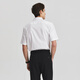 Scofield [Xinjiang Cotton] Men's 24-year summer new cotton commuting casual short-sleeved solid color shirt White L (175)