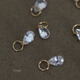 Youshu 14K gold is so beautiful. Jennie exquisite water drop pendant, simple design, mini pendant pendant. One pendant. Chain not included.