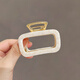 
Simple and versatile oxygen-colored medium-sized clip on the back of the head with high-end shark clip 2025 new high-end hair clip LY3878 clip-pink small square