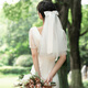 BBS Bridal Veil, Proposal, Proposal, Fluffy Tiara, Necessary Photography Props for Photo Registration, Bow Veil 45cm