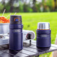 THERMOS stew beaker 520ml insulated soup kettle 316 steel insulated lunch box insulated bucket wide mouth cup TSK2-520S NVB