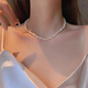 Beautiful Baroque Imitation Pearl Necklace Small Irregular Freshwater Pearl Chain Clavicle Chain Special-Shaped Necklace 2024 New Necklace