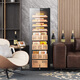 Double cigar cabinet, constant temperature and humidity, ammonia removal, household cedar wood liner, moisturizing, small mini refrigerated cigar cabinet, 0.52 meters high, black