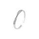 Su Shiliu 925 silver Möbius ring ring for women niche design ins style ring index finger ring adjustable ring for women Möbius ring ring open style