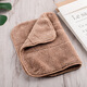 Ren Ying seven-color cleaning rags for household cleaning, absorbent water, not easy to shed lint, thickened towels, glass bamboo fiber dishcloths, 5 brown coral velvet rags