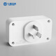 Seven Degrees Pinshang high-power 16A air conditioning socket conversion plug one-to-two 10A and 16A water heater with switch converter three-hole wireless extension 16A to 10A+16A
