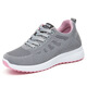 Spring and summer old Beijing cloth shoes women's shoes sports casual shoes middle-aged and elderly mesh breathable mother shoes elderly women's net shoes G-833 gray 36