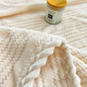 Yalu Milk Velvet Blanket Thickened Winter Office Nap Blanket Sofa Cover Blanket Air Conditioning Blanket Single Shawl Small Blanket Platinum-Cream White Category A Maternal and Infant Grade Double-sided Warm Velvet Thickened Warmth 120x200cm Sofa Blanket/shawl Blanket-can be spread or covered