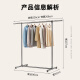 Yicai Nianhua clothes drying rack floor-standing stainless steel clothes drying rack balcony mobile clothes drying rod telescopic indoor clothes rack 2086