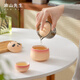 Mr. Nanshan Gradient Pink Panda Quick Cup One Pot Four Cups Chinese Style Outdoor Tea Set All-in-one Portable Storage Travel Tea Set
