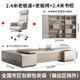 Chengyu boss desk office desk simple modern light luxury leadership office desk and chair combination president executive desk 2.4m double side cabinet + 2.4m background cabinet + boss chair