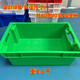 Pork cold storage special box commercial meat basket plastic basket rectangular cold storage freezing frame factory hotel transfer box fully sealed (length 60 width 40 height 20 cm) green