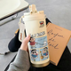 
Crayon Shin-shirt water cup Crayon Shin-shirt thermos straw large capacity student double cover mouth men and women carry water CKY679 Shin-shirt + lanyard Stainless steel + ceramic inner liner