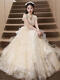Ayub color banquet evening dress for women, high-end niche, light luxury, hosting art exams, can be worn at ordinary times