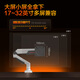 HKC Monitor Bracket Display Bildschirm Roboter Arm Computer Schreibtisch Drehen Heben Home Office Weiße tragende 9 kg erhöhte Höhenrahmen ohne Loch Stanzen 75 mm100 mm KR20