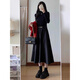 Oudihui 2025 New Autumn Dress Women's Xiaoxiangfeng Red Jacket Clothing Outfit Autumn and Winter Skirt Women's Suit Red Jacket + Black Skirt + Bottoming Shirt XL Recommended 120-135 Jin Jin equals 0.5 kg