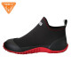 JollyWalk Water Shoes Women's Low-top Fashion Rain Shoes Waterproof Rain Boots Overshoes JW238 Fashion Black Red 37