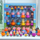 Senkaido Pig Children's Peppa toy set toy set gift box family of four plastic characters playing house girl luxury 7-piece set: Paradise 5-piece set