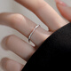 Su Shiliu 925 silver Möbius ring ring for women niche design ins style ring index finger ring adjustable ring for women Möbius ring ring open style