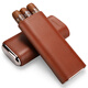 CIGARLOONG cigar box cigar scissors set cigar humidor portable cedar wood leather case stainless steel cigar scissors