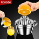Korade316 stainless steel manual juicer fruit juicer orange lemon special juicer fried orange juice press 316 steel juice cup