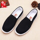 Busheyuan traditional handmade thousand-layer cloth shoes for women, tendon sole old Beijing cloth shoes for women yw08 black 37
