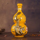Porcelain 銊堂 5Jin Jin is equal to 0.5 kg. Wine jar, puree, wine bottle, decorative ornaments, wine bottle, sealed gourd, golden dragon, Chengxiang wine set
