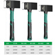 Baolian rock-breaking hammer construction site wall demolition artifact solid hand hammer masonry hammer heavy-duty hammer super-hard masonry hammer tool 3 pounds rock-breaking hammer shock-absorbing handle