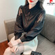 
Piercadian embroidered cotton shirt for women's autumn new fashion embroidered white shirt loose and versatile long-sleeved top CY9227 White S [Suggested 75-95Jin [Jin equals 0.5 kg]]