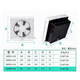 LiCheng louvered exhaust fan 10 inches unit