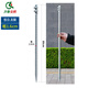Qilu Anran thick ground wire grounding pin grounding pole power grounding T-shaped grounding rod grounding wire grounding pin grounding wire pin lightning rod galvanized iron one-word double-hole grounding pin length 0.8 meters * diameter 1.6 cm (excluding wire) one size fits all