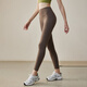 Yuebu Naked Yoga Pants Women's High Waist Hip Lifting Sports Tights Slimming Pilates Yoga Wear Cycling Fitness Pants Brown 1 S Recommended Weight 80-100Jin Jin is equal to 0.5 kg