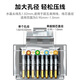 胜为超五类网线屏蔽水晶头 Cat5e千兆网络连接器 超5类纯铜镀金工程级RJ45电脑网线接头 10个 CRF5010F