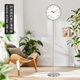 Hanshi (Hense) quartz floor clock living room clock free punch clock creative modern simple standing clock display clock HG78 B Roman numerals + electroplated metal