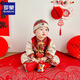 Luo Meng's one-year-old clothes for baby boy and girl's 100-day full-moon birthday Tang suit, new Chinese performance costume, red XL