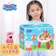 Mengshi Children's Multifunctional Learning Game Table Baby Early Education Music Toy Piggy Peppa Pig 1-2 Years Old Baby Boys and Girls Game Table Red (Color Box + Mail Order Box) 0-2 Years Old Children's Day Gift