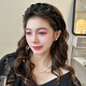 Biyun high-end Korean style black wide-brimmed headband female Internet celebrity pressed hair headband 2024 new style temperament high-end hairpin headband black retro fashionable and exquisite-