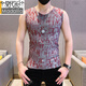 Modal Winter Double-sided Velvet Thermal Vest Men's Thermal Underwear Slim Fit Seamless Heating Plus Velvet Thickened Bottoming Shirt Autumn Clothes Red Letter L (Recommended 100-120 Jin Jin equals 0.5 kg)