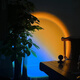 Yaotian Sunset Ambient Light Sunset Sunset Light Photo Internet Celebrity Floor Lamp Sunset Red Grand Circle Ambient Light High-Low Telescopic Sunset Red-30W