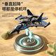 Dwi遥控飞机战斗滑翔机泡沫无刷无人机航拍儿童四旋翼航模男孩玩具 30分钟续航双控【感应避障】蓝 双电【定高+翻滚+防撞】