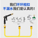 Liuyang high-pressure car wash water gun nozzle household soft water pipe booster artifact spray gun tap water powerful car rushing head watering flowers 1 upgraded set poly-pressure long rod thick gun +10