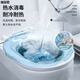 Meikejie ass-washing artifact, male hemorrhoid basin, bidet for men and women, special for girls, pregnant women, squat-free toilet to wash butt pp, upgraded smart toilet model-transparent hook
