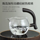Non-clumsy glass automatic tea set, lazy automatic tea maker, Kung Fu tea set, tea tray, complete set of magnetic tea set for home use 1-Yaoyue tea set 6 anti-scalding cups, recommended by the store manager