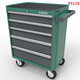 Shida Tools Auto Repair 2 Drawer 5 Drawer Tool Cart 9512195123 951215 Drawer Tool Cart